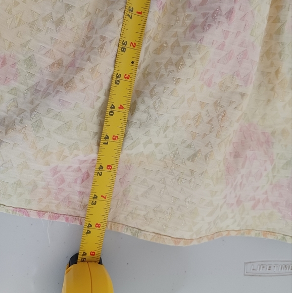 Mr. Larkin Colorful Metallic Ode Sz S Midi Dress - Picture 12 of 14